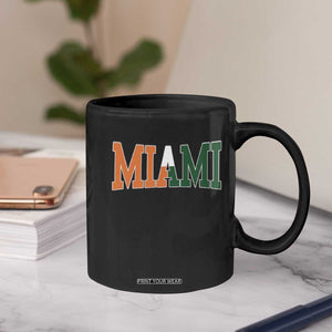 Retro Miami Coffee Mug Florida FL Vintage Classic Athletic Sports TS10 Print Your Wear