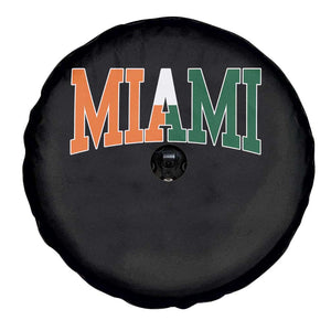 Retro Miami Spare Tire Cover Florida FL Vintage Classic Athletic Sports TS10 Print Your Wear