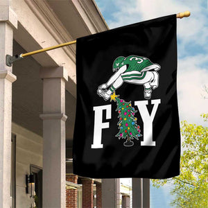 Christmas Philly Lover Garden Flag Barkley Backwards Hurdle Xmas Tree TS10 Print Your Wear