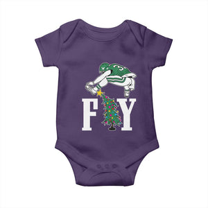 Christmas Philly Lover Baby Onesie Barkley Backwards Hurdle Xmas Tree TS10 Purple Print Your Wear