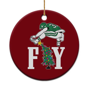 Christmas Philly Lover Ceramic Ornament Barkley Backwards Hurdle Xmas Tree TS10 1pc Red Print Your Wear