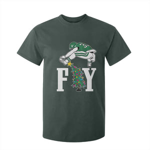 Christmas Philly Lover T Shirt For Kid Barkley Backwards Hurdle Xmas Tree TS10 Dark Forest Green Print Your Wear
