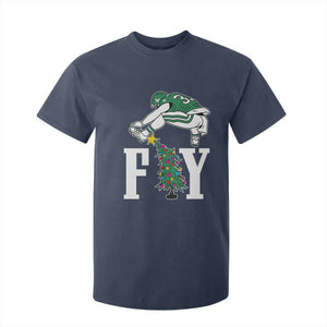 Christmas Philly Lover T Shirt For Kid Barkley Backwards Hurdle Xmas Tree TS10 Navy Print Your Wear
