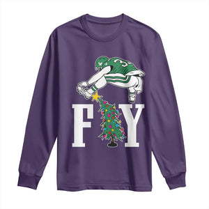 Christmas Philly Lover Long Sleeve Shirt Barkley Backwards Hurdle Xmas Tree TS10 Purple Print Your Wear