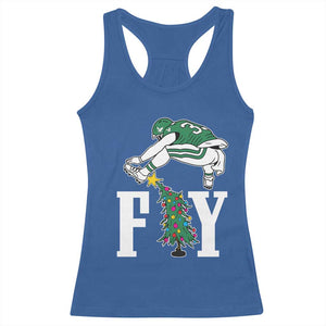 Christmas Philly Lover Racerback Tank Top Barkley Backwards Hurdle Xmas Tree TS10 Royal Blue Print Your Wear