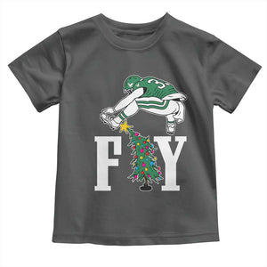 Christmas Philly Lover Toddler T Shirt Barkley Backwards Hurdle Xmas Tree TS10 Dark Heather Print Your Wear