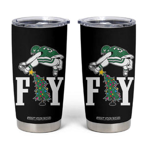 Christmas Philly Lover Tumbler Cup Barkley Backwards Hurdle Xmas Tree TS10 Black Print Your Wear