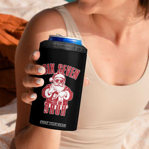 Six Seven Bruh Funny Christmas 4 in 1 Can Cooler Tumbler Santa 67 Meme Teens Boys Kids Xmas Pajamas TS10 Print Your Wear