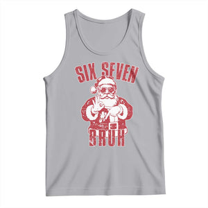 Six Seven Bruh Funny Christmas Tank Top Santa 67 Meme Teens Boys Kids Xmas Pajamas TS10 Athletic Heather Print Your Wear