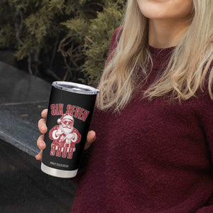 Six Seven Bruh Funny Christmas Tumbler Cup Santa 67 Meme Teens Boys Kids Xmas Pajamas TS10 Print Your Wear