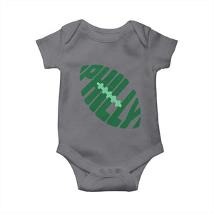 Philly Game Day Baby Onesie Football Team Retro Sports Fan TS10 Charcoal Print Your Wear