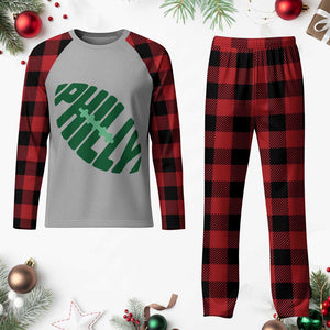 Philly Game Day Plaid Pajama Set Football Team Retro Sports Fan TS10 Buffalo Plaid Print Your Wear