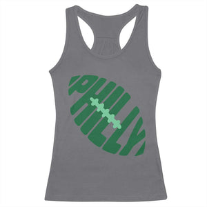 Philly Game Day Racerback Tank Top Football Team Retro Sports Fan TS10 Charcoal Print Your Wear