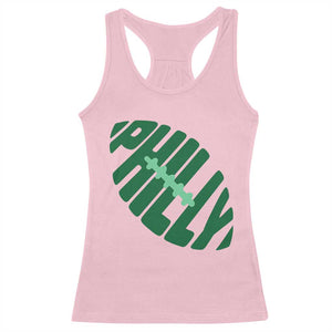 Philly Game Day Racerback Tank Top Football Team Retro Sports Fan TS10 Light Pink Print Your Wear