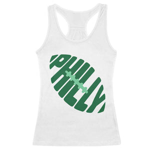 Philly Game Day Racerback Tank Top Football Team Retro Sports Fan TS10 White Print Your Wear