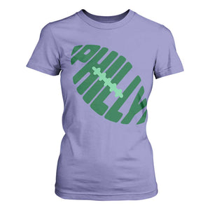 Philly Game Day T Shirt For Women Football Team Retro Sports Fan TS10 Violet Print Your Wear