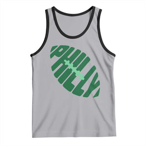 Philly Game Day Tank Top Football Team Retro Sports Fan TS10 Athletic Heather Black Print Your Wear