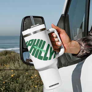 Philly Game Day Tumbler With Handle Football Team Retro Sports Fan TS10 Print Your Wear