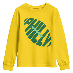 Philly Game Day Youth Sweatshirt Football Team Retro Sports Fan TS10 Daisy Print Your Wear