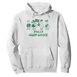 Philly Goose Hoodie Funny Philadelphia Football Fan Gear Silly Gooses TS10 White Print Your Wear