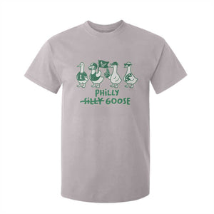 Philly Goose T Shirt For Kid Funny Philadelphia Football Fan Gear Silly Gooses TS10 Ice Gray Print Your Wear