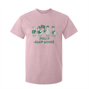 Philly Goose T Shirt For Kid Funny Philadelphia Football Fan Gear Silly Gooses TS10 Light Pink Print Your Wear