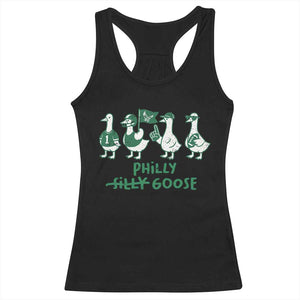 Philly Goose Racerback Tank Top Funny Philadelphia Football Fan Gear Silly Gooses TS10 Black Print Your Wear