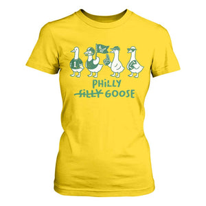 Philly Goose T Shirt For Women Funny Philadelphia Football Fan Gear Silly Gooses TS10 Daisy Print Your Wear