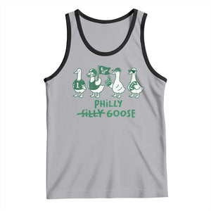 Philly Goose Tank Top Funny Philadelphia Football Fan Gear Silly Gooses TS10 Athletic Heather Black Print Your Wear
