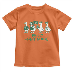 Philly Goose Toddler T Shirt Funny Philadelphia Football Fan Gear Silly Gooses TS10 Orange Print Your Wear