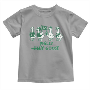 Philly Goose Toddler T Shirt Funny Philadelphia Football Fan Gear Silly Gooses TS10 Sport Gray Print Your Wear