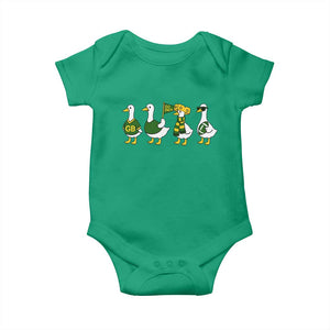 Vintage Green Bay Goose Baby Onesie Funny Silly Gooses Football TS10 Irish Green Print Your Wear