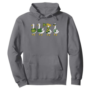 Vintage GB Goose Hoodie Funny Silly Gooses Football TS10 Charcoal Print Your Wear