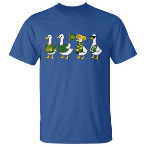Vintage GB Goose T Shirt Funny Silly Gooses Football TS10 Royal Blue Print Your Wear