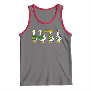 Vintage Green Bay Goose Tank Top Funny Silly Gooses Football TS10 Deep Heather Red Print Your Wear