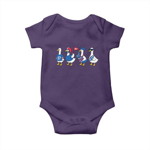BFB Goose Baby Onesie Funny BFB Sports Fan Silly Gooses TS10 Purple Print Your Wear