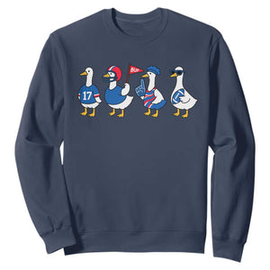 Buffalo Goose Sweatshirt Funny Bills Fan Silly Gooses TS10 Navy Print Your Wear