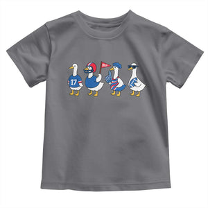 Buffalo Goose Toddler T Shirt Funny Bills Fan Silly Gooses TS10 Charcoal Print Your Wear
