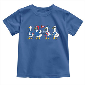 Buffalo Goose Toddler T Shirt Funny Bills Fan Silly Gooses TS10 Royal Blue Print Your Wear