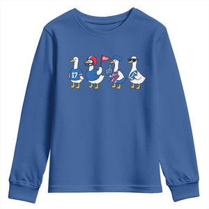 BFB Goose Youth Sweatshirt Funny BFB Sports Fan Silly Gooses TS10 Royal Blue Print Your Wear