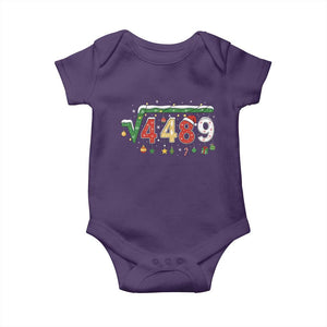 Math 67 Meme Funny Six Seven Funny Christmas Baby Onesie Funny Math Teacher Teen Slang Boys Kids Xmas Pajamas TS10 Purple Print Your Wear