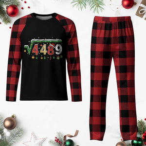 Math 67 Meme Funny Six Seven Funny Christmas Plaid Pajama Set Funny Math Teacher Teen Slang Boys Kids Xmas Pajamas TS10 Buffalo Plaid Print Your Wear