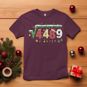 Math 67 Meme Funny Six Seven Funny Christmas T Shirt Funny Math Teacher Teen Slang Boys Kids Xmas Pajamas TS10 Maroon Print Your Wear