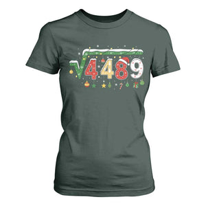 Math 67 Meme Funny Six Seven Funny Christmas T Shirt For Women Funny Math Teacher Teen Slang Boys Kids Xmas Pajamas TS10 Dark Forest Green Print Your Wear