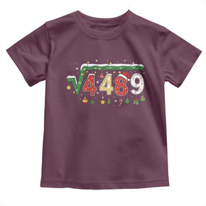 Math 67 Meme Funny Six Seven Funny Christmas Toddler T Shirt Funny Math Teacher Teen Slang Boys Kids Xmas Pajamas TS10 Maroon Print Your Wear