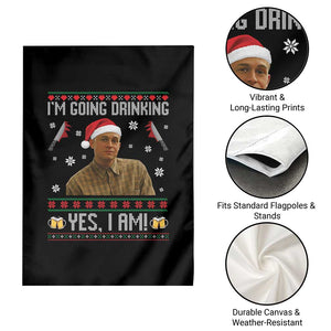 Charlie Hunnam Ed Gein Ugly Christmas Garden Flag Monster Movie I'm Going Drinking TS10 Print Your Wear