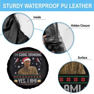Charlie Hunnam Ed Gein Ugly Christmas Spare Tire Cover Monster Movie I'm Going Drinking TS10 Print Your Wear