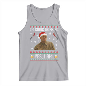 Charlie Hunnam Ed Gein Ugly Christmas Tank Top Monster Movie I'm Going Drinking TS10 Athletic Heather Print Your Wear