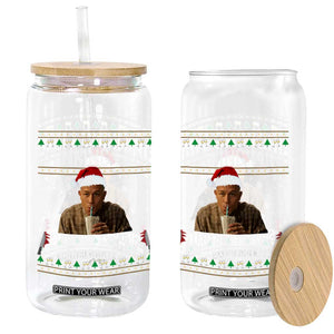 Charlie Hunnam Ed Gein Ugly Christmas Glass Can Funny Drinking Wine Eating These Sinful Cold Cuts TS10 Print Your Wear