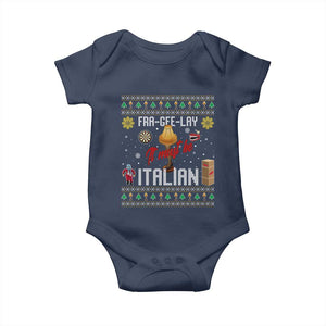 Leg Lamp Christmas Baby Onesie Funny Ugly Xmas Fra Gee Lay TS10 Navy Print Your Wear